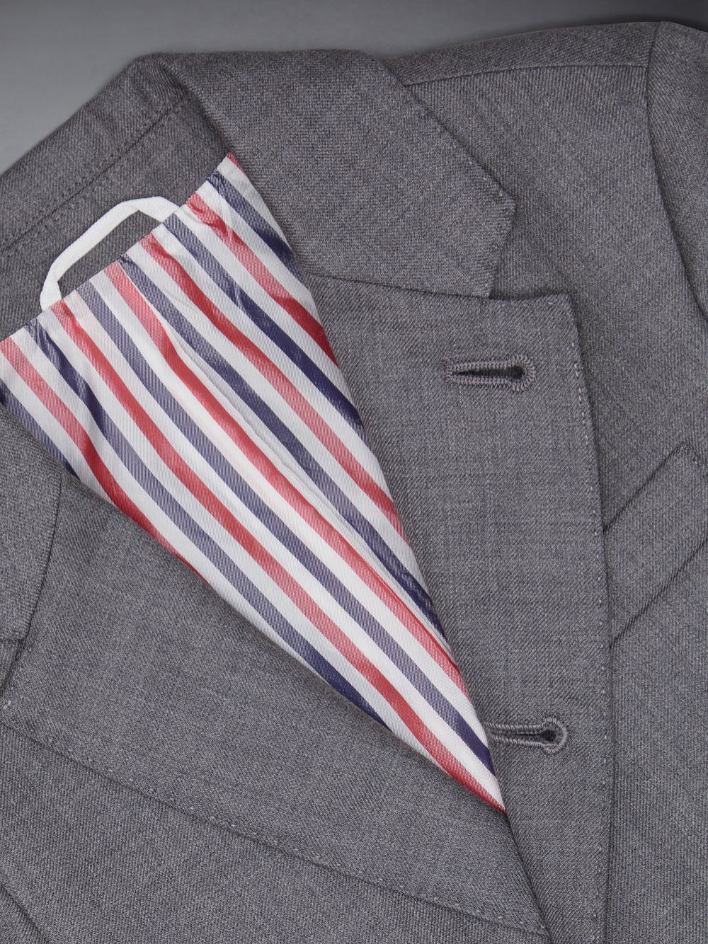 Thom Browne Twill Wool Classic Ragazzo Giacche Grigie | FTW88I09235