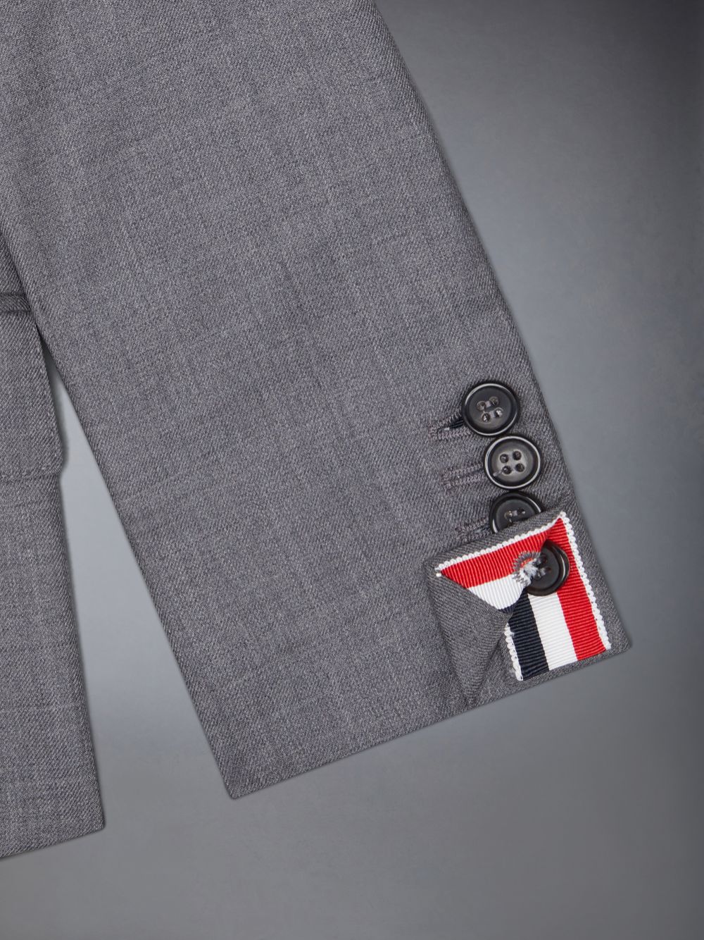 Thom Browne Twill Wool Classic Ragazzo Giacche Grigie | FTW88I09235