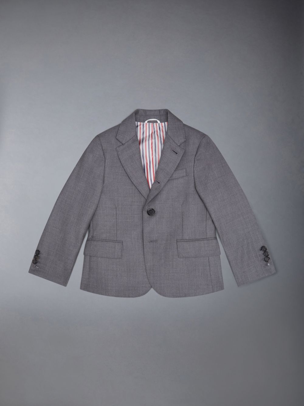 Thom Browne Twill Wool Classic Ragazzo Giacche Grigie | FTW88I09235