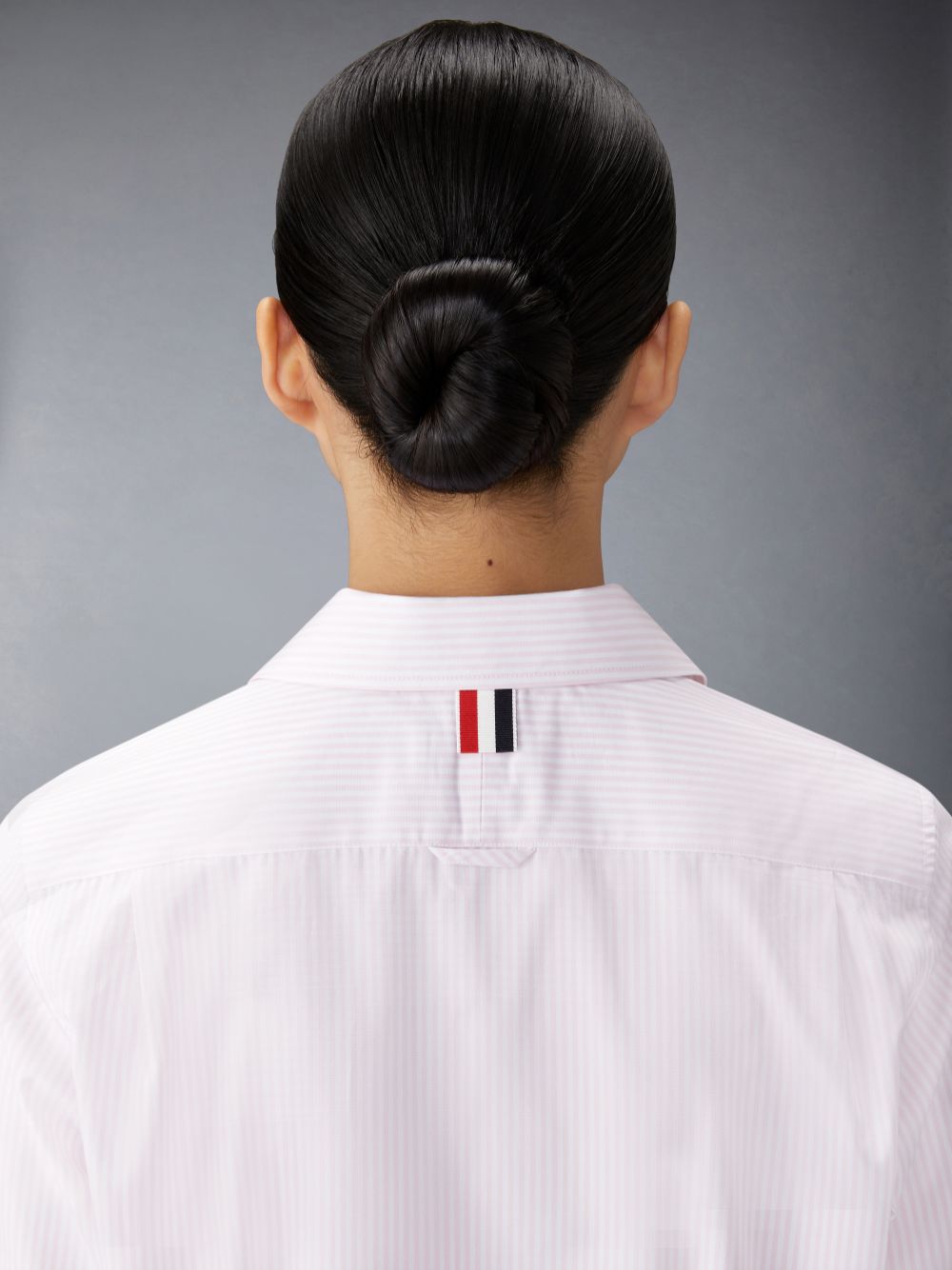 Thom Browne University Stripe Poplin Tucked Donna Camicie Rosa | YDD29Y84132