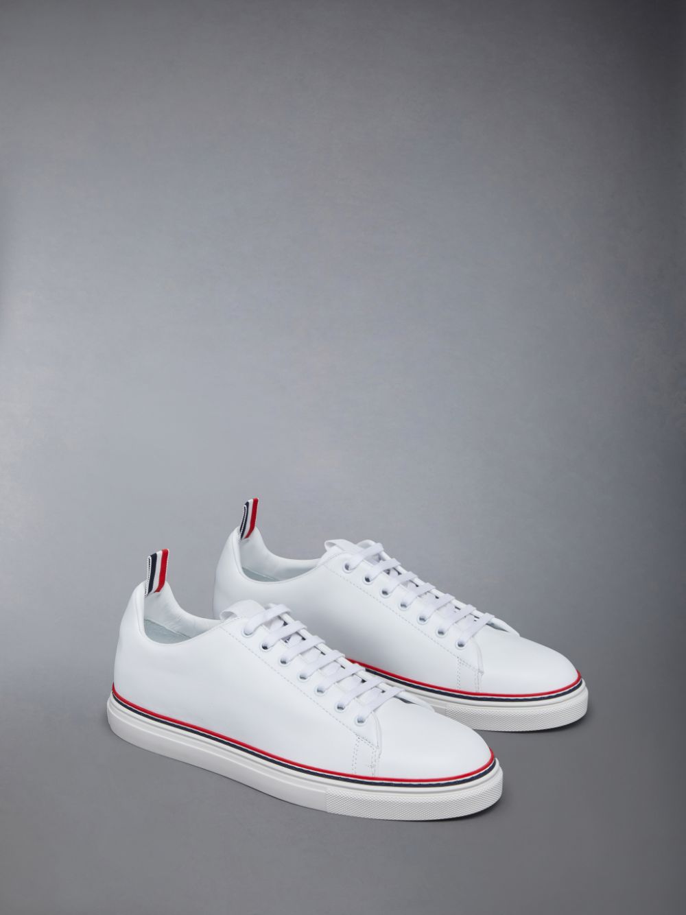 Thom Browne Vitello Calf Tennis Uomo Sneakers Bianche | XHE95Z79254