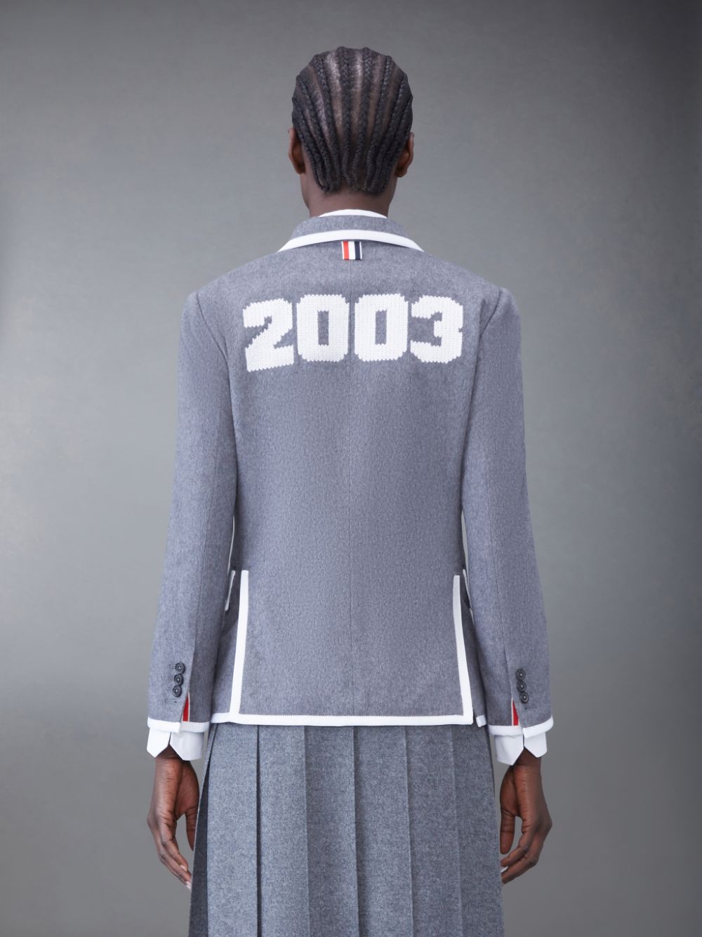 Thom Browne WEIGHT CASHMERE 2003 CLASSIC SPORT Donna Cappotti Grigie | UPZ98M53022