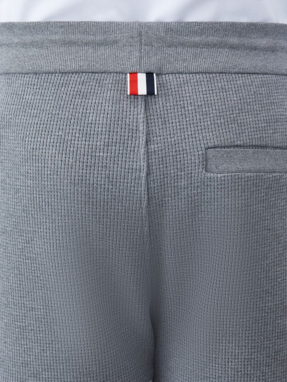 Thom Browne Waffle 4-Bar Uomo Pantaloncini Di Felpa Grigie | MRX07C33843