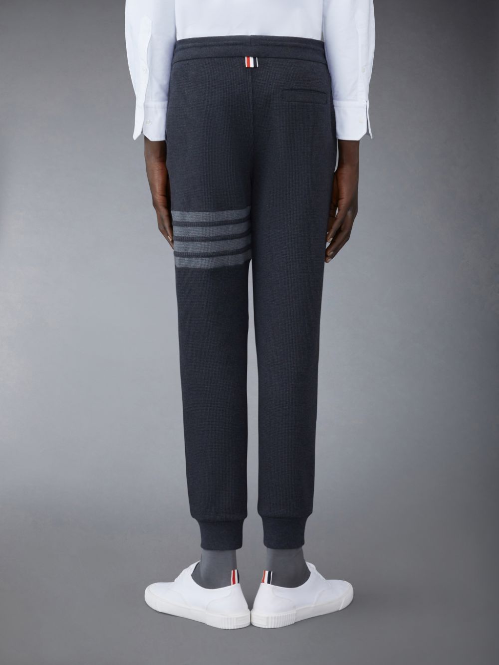 Thom Browne Waffle 4-Bar Uomo Pantaloni Tuta Grigie | TPF84U09960