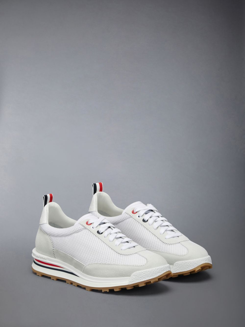 Thom Browne White Nylon Tech Runner Donna Sneakers Bianche | LJU40O14931