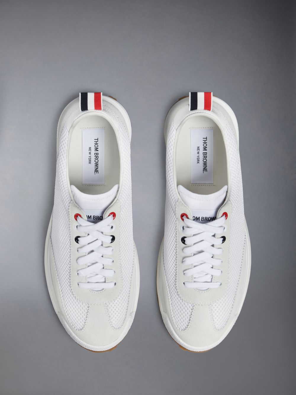 Thom Browne White Nylon Tech Runner Donna Sneakers Bianche | LJU40O14931