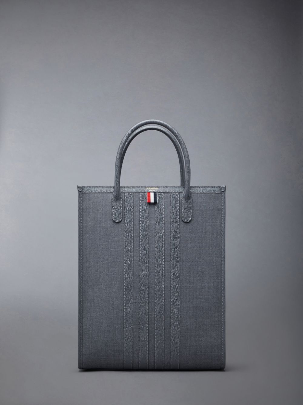 Thom Browne Wool 4-Bar Donna Borse Tote Grigie | UYO94M94281