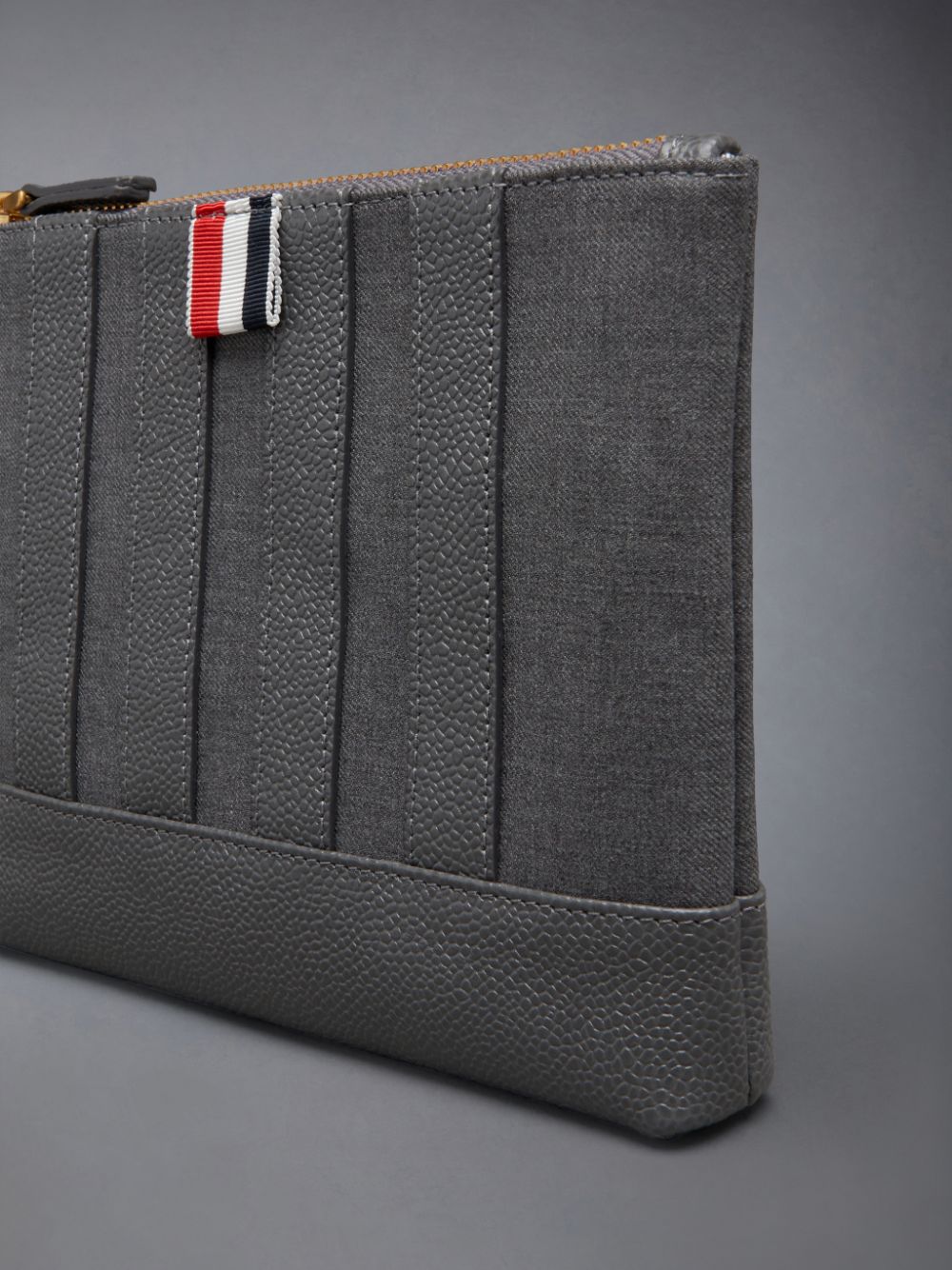 Thom Browne Wool 4-Bar Donna Pochette Grigie | PIT67K77713