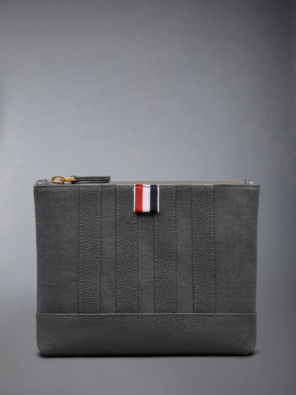 Thom Browne Wool 4-Bar Donna Pochette Grigie | PIT67K77713