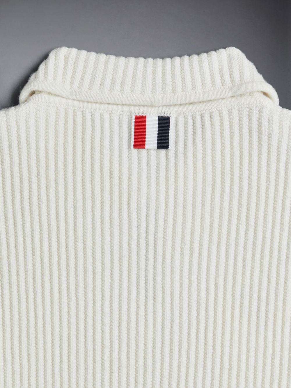 Thom Browne Wool Cashmere Knit Ragazzo Polo Beige | WAC02K77932