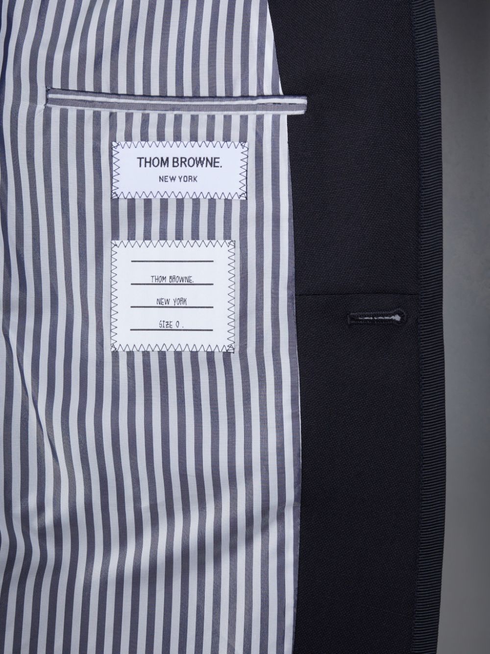 Thom Browne Wool Classic Tipping Uomo Giacche Nere | VXL61D57691