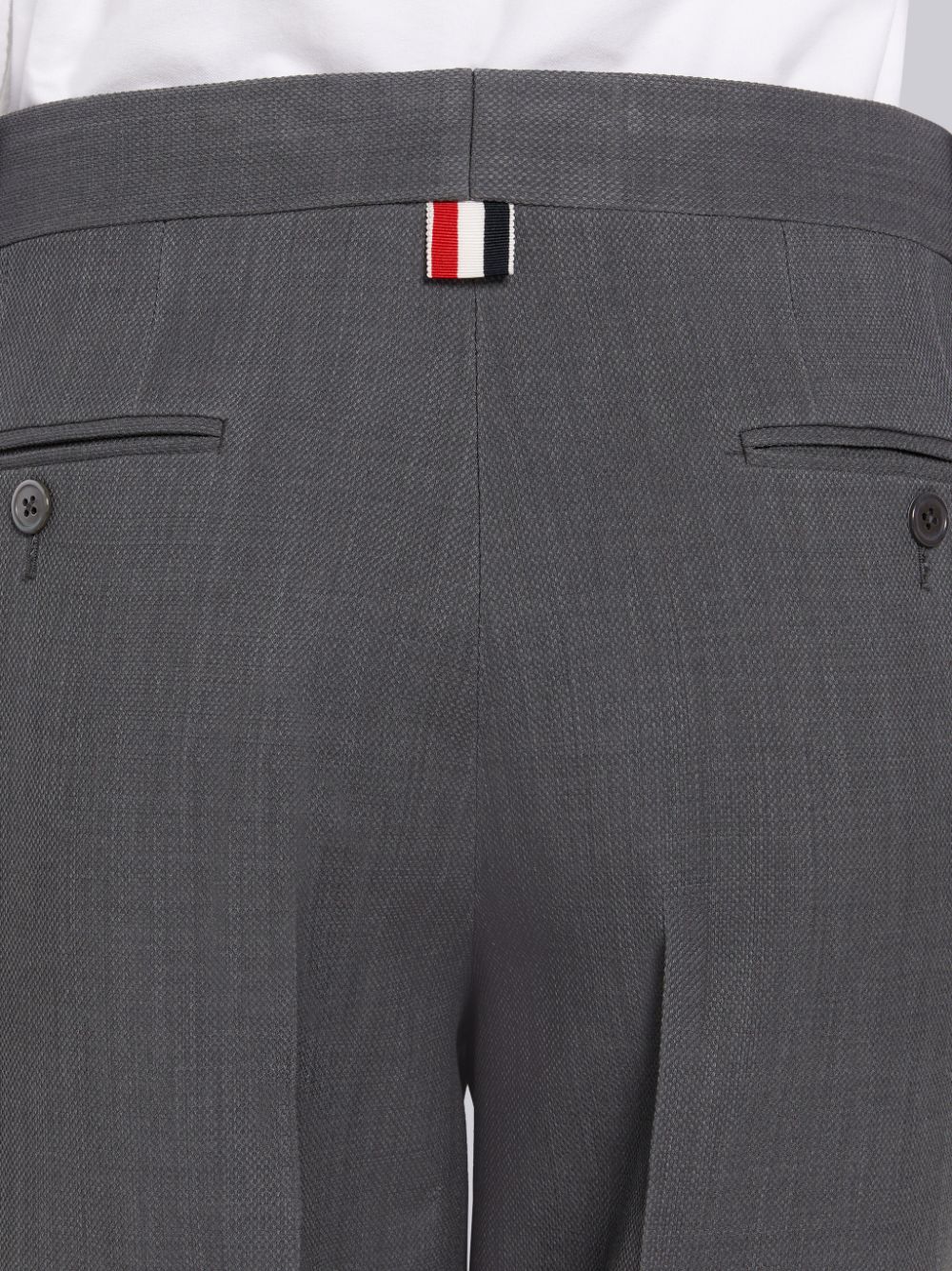 Thom Browne Wool Pique Low Rise Slim Donna Pantaloni Grigie | TWI72D98678