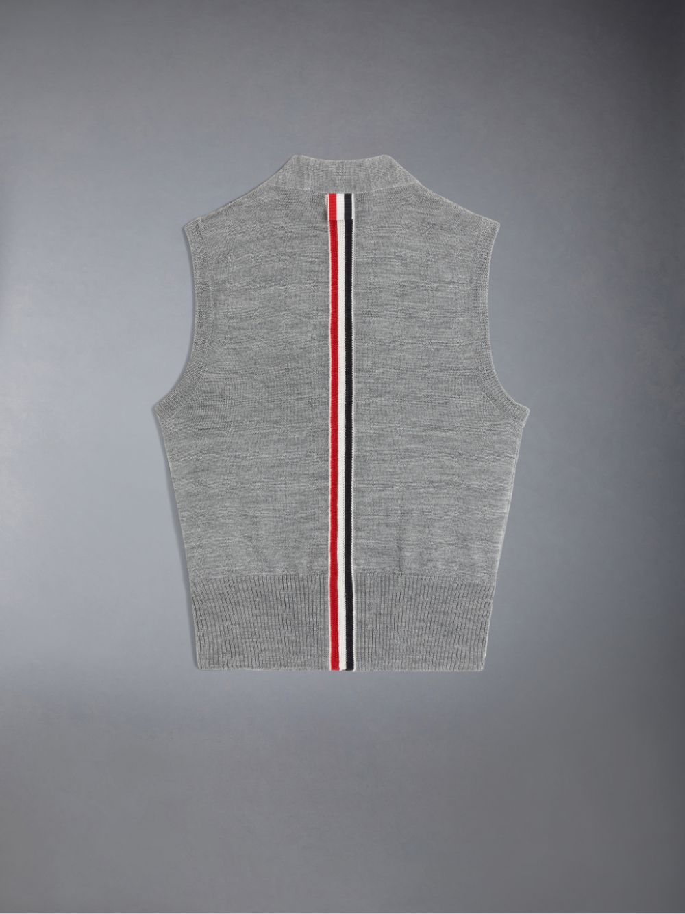 Thom Browne Wool Stripe V-neck Cardigan Ragazzo Gilet Grigie | RVB36N31879