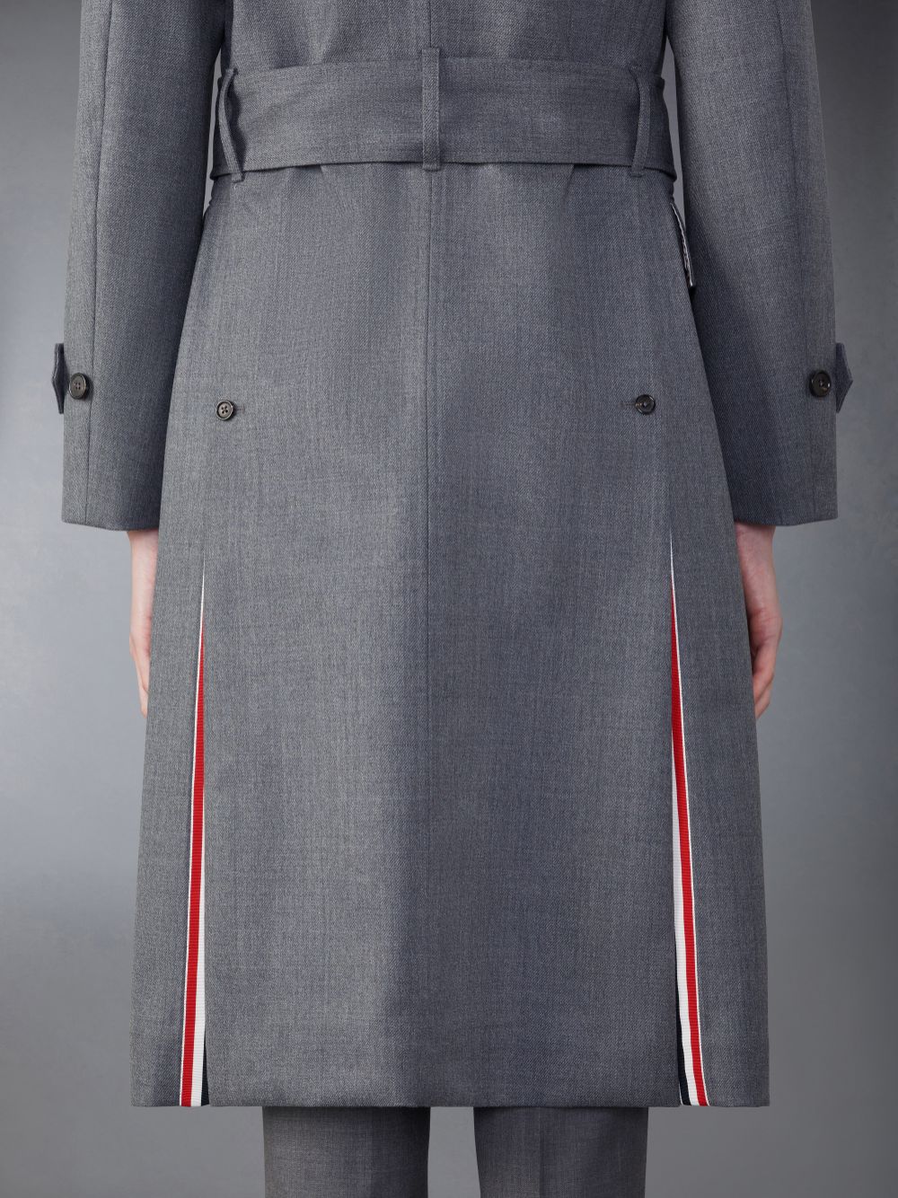 Thom Browne Wool Twill Unconstructed Trench Uomo Cappotti Grigie | MDA80W01502